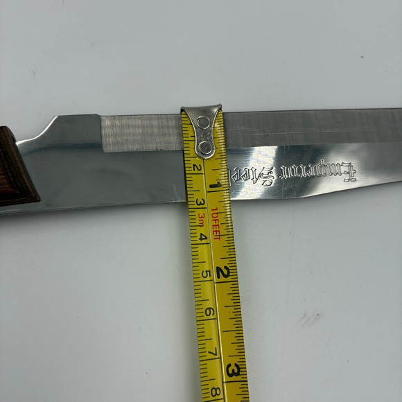 Vintage Emperor Steel Japan Stainless Steel Kitchen Knives Set of 2 Wood Handle - Picture 14 of 15